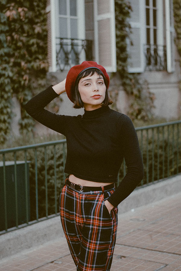 Retrato estilo vintage